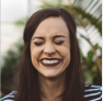 Photo of a woman laughing